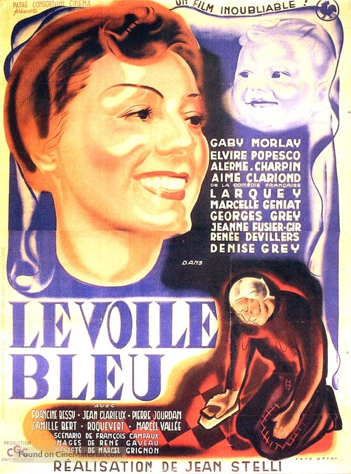 Le voile bleu - French Movie Poster