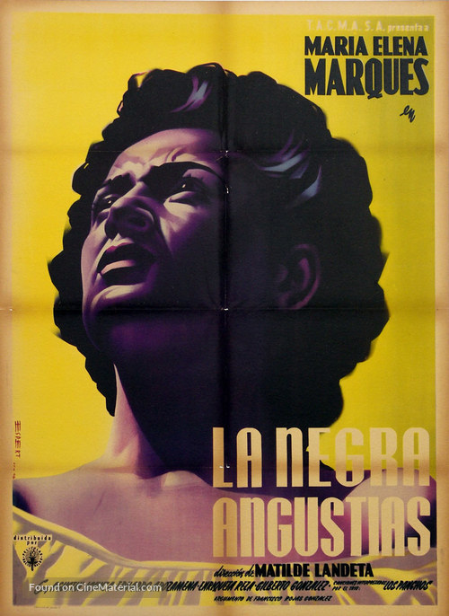 La negra Angustias - Mexican Movie Poster