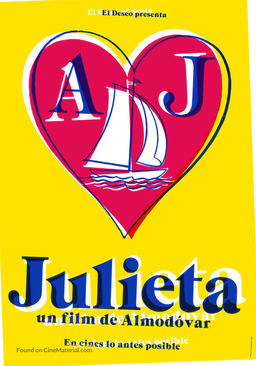 Julieta - Spanish Movie Poster