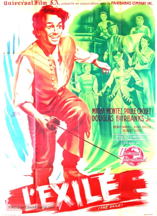 The Exile - French Movie Poster