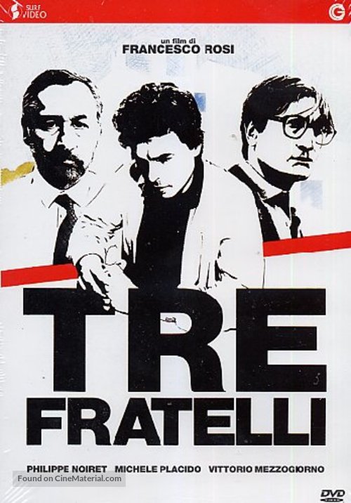 Tre fratelli - Italian DVD movie cover