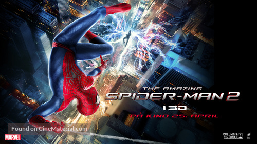 The Amazing Spider-Man 2 - Norwegian Movie Poster