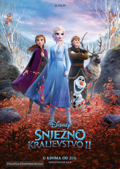Frozen II - Croatian Movie Poster