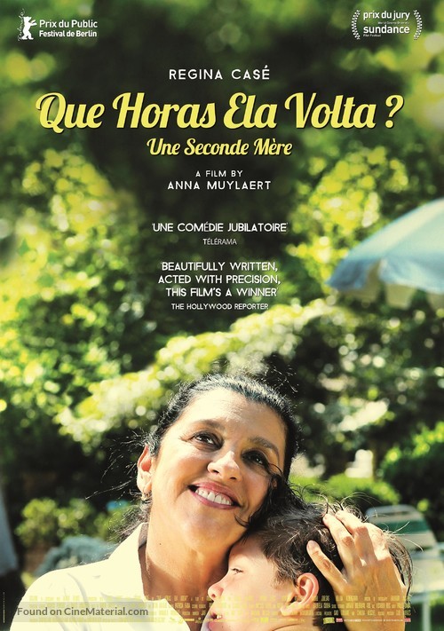 Que Horas Ela Volta? - Belgian Movie Poster