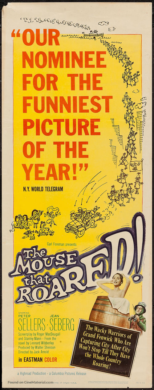 The Mouse That Roared - Movie Poster