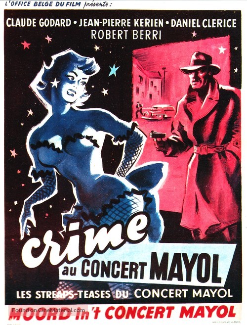 Crime au Concert Mayol - Belgian Movie Poster