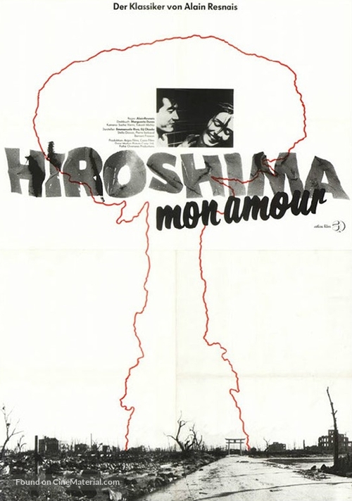 Hiroshima mon amour - German Movie Poster
