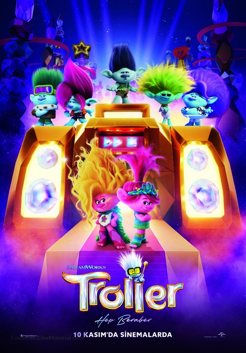 Trolls Band Together - Turkish Movie Poster