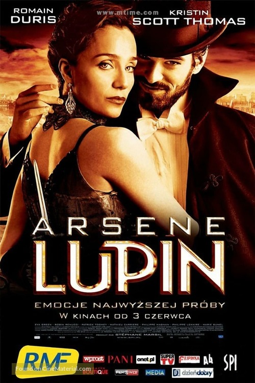 Arsene Lupin - Slovak Movie Cover