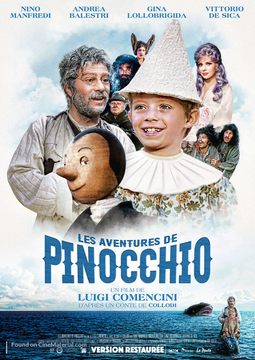 &quot;Le avventure di Pinocchio&quot; - French Re-release movie poster