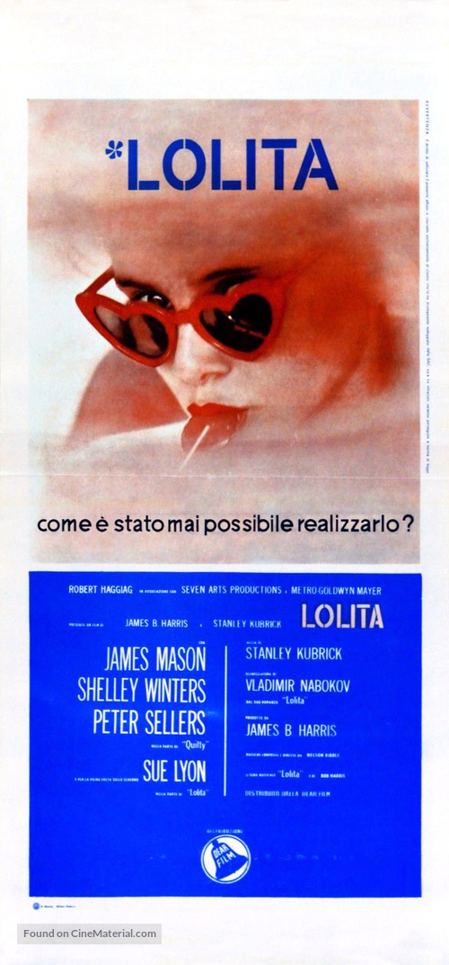 Lolita - Italian Movie Poster