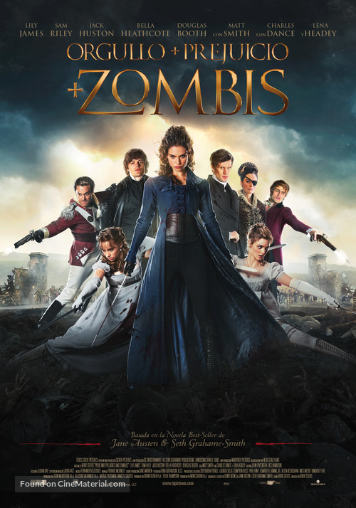 Pride and Prejudice and Zombies - Spanish Movie Poster