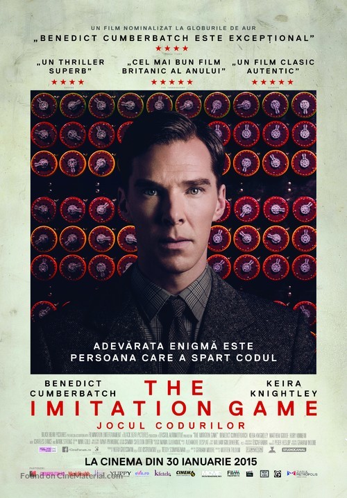 The Imitation Game - Romanian Movie Poster