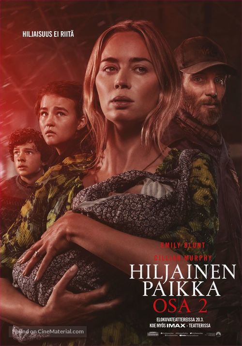 A Quiet Place: Part II - Finnish Movie Poster