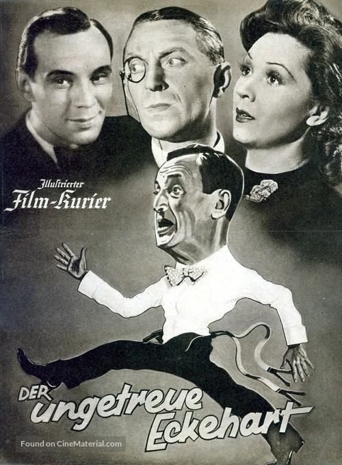 Der ungetreue Eckehart - German poster