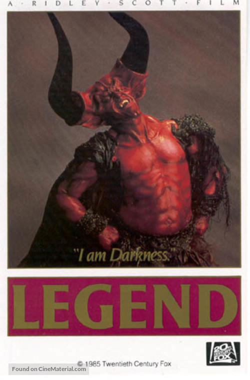 Legend - VHS movie cover