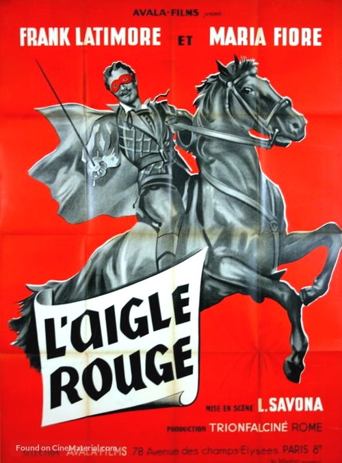 Il principe dalla maschera rossa - French Movie Poster