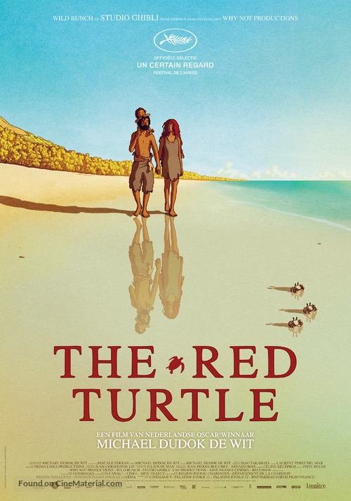 La tortue rouge - Dutch Movie Poster