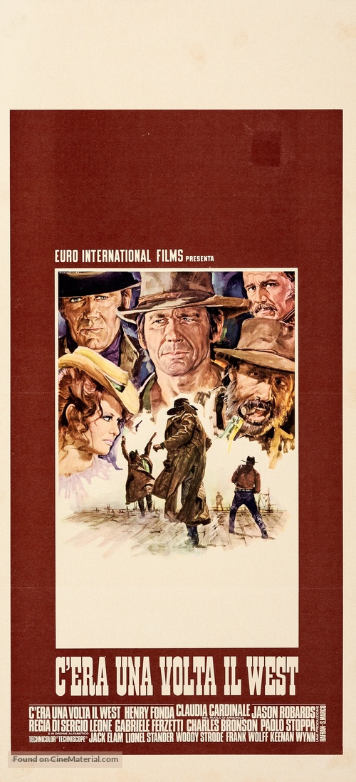 C&#039;era una volta il West - Italian Movie Poster