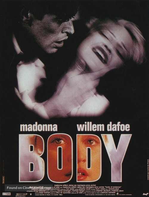 Body Of Evidence - French Movie Poster