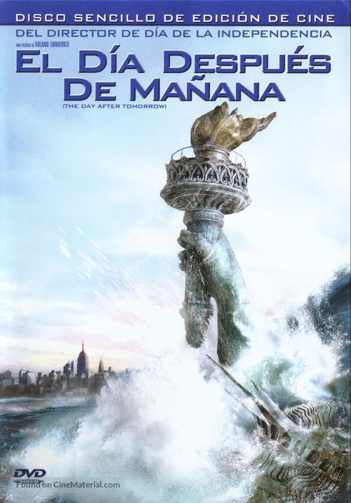 The Day After Tomorrow - Mexican DVD movie cover