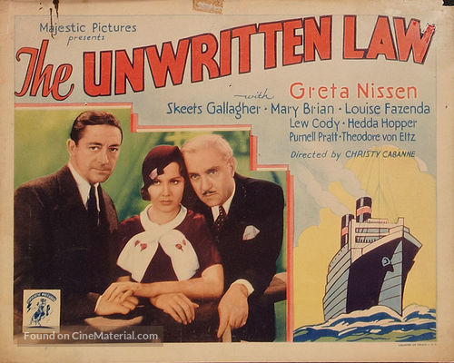 The Unwritten Law - Movie Poster
