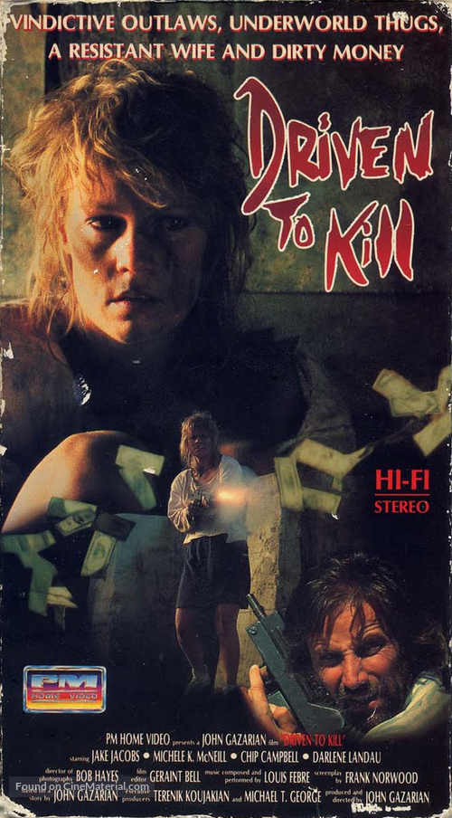 Driven to Kill - VHS movie cover