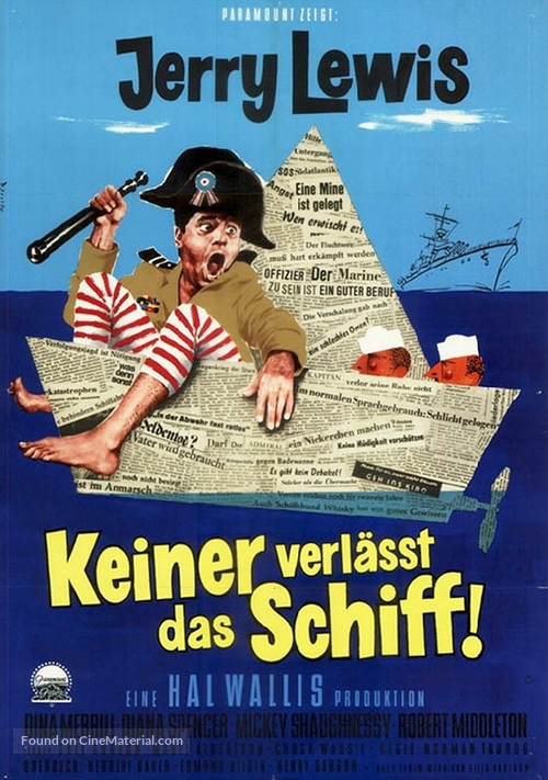 Don&#039;t Give Up the Ship - German Movie Poster