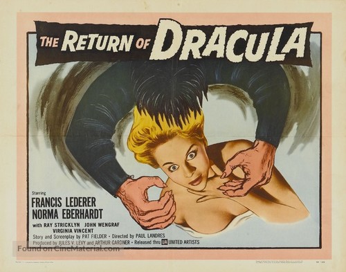 The Return of Dracula - Movie Poster