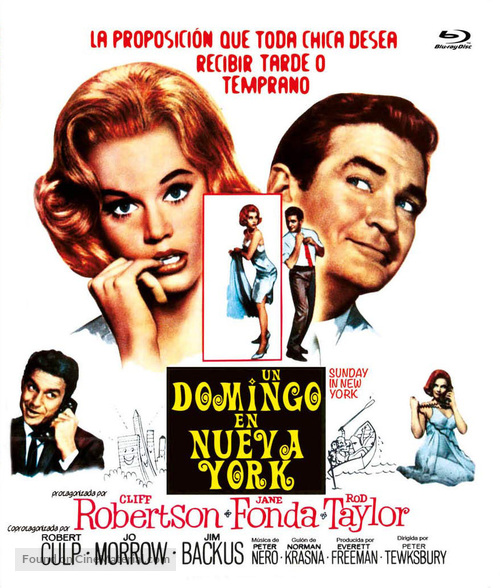 Sunday in New York - Spanish Movie Cover