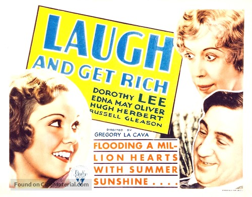 Laugh and Get Rich - Movie Poster