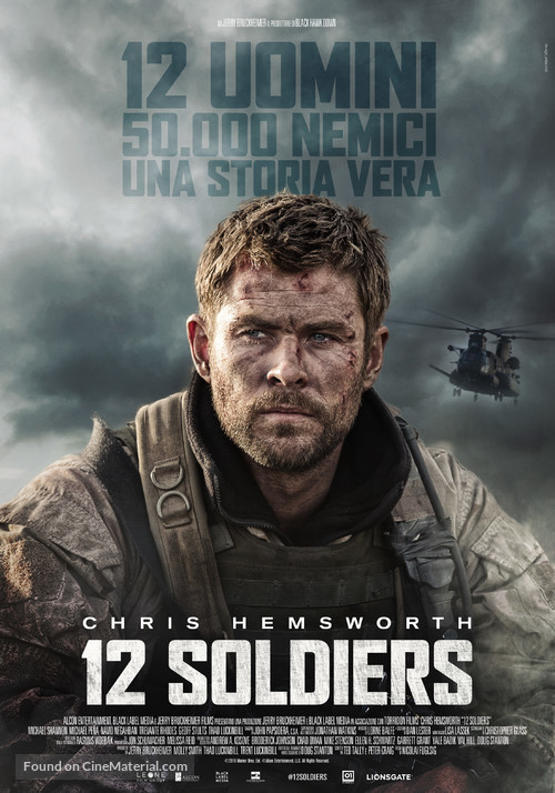 12 Strong - Italian Movie Poster