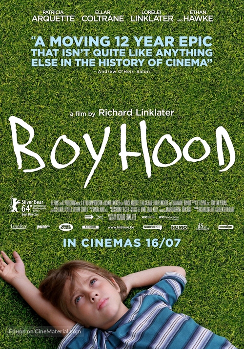 Boyhood - Belgian Movie Poster