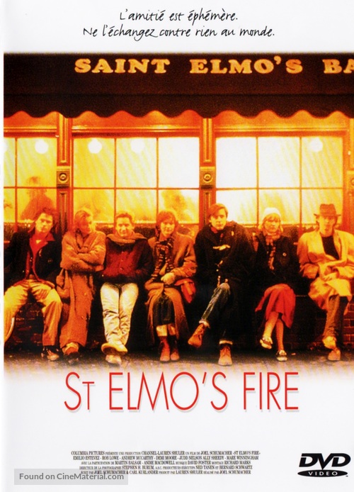 St. Elmo&#039;s Fire - French Movie Cover