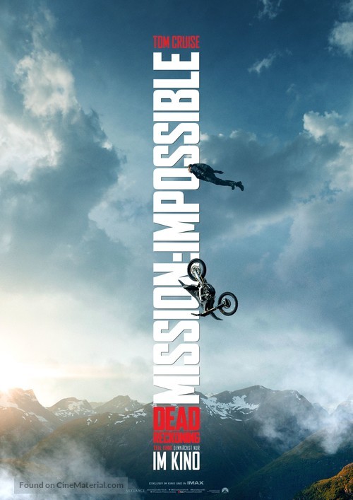 Mission: Impossible - Dead Reckoning Part One - German Movie Poster