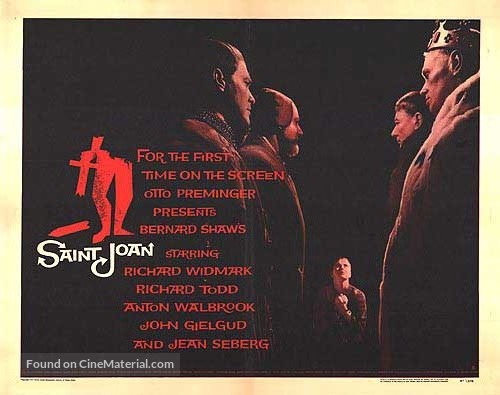 Saint Joan - British Movie Poster