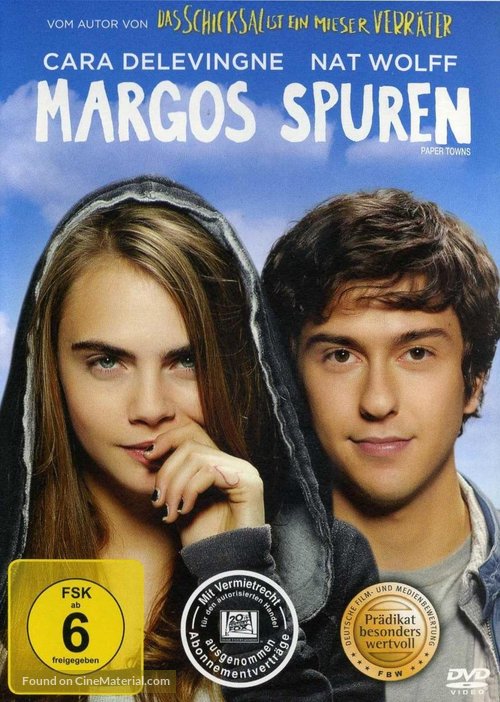 Paper Towns - German DVD movie cover