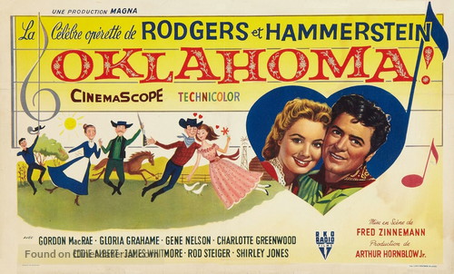 Oklahoma! - Belgian Movie Poster