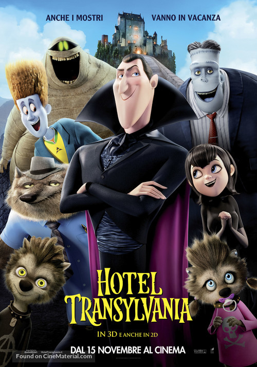 Hotel Transylvania - Italian Movie Poster