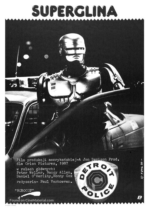 RoboCop - Polish Movie Poster