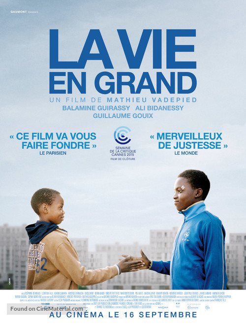 La vie en grand - French Movie Poster