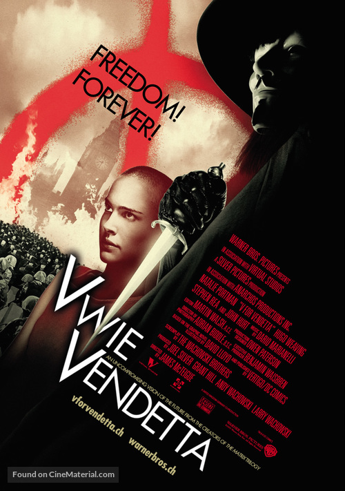 V for Vendetta - Swiss Movie Poster
