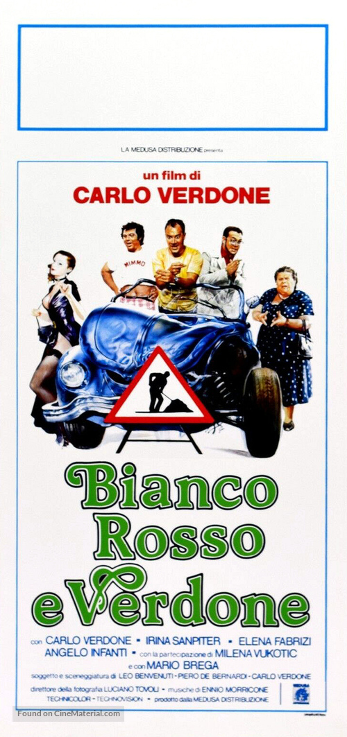 Bianco, rosso e Verdone - Italian Movie Poster