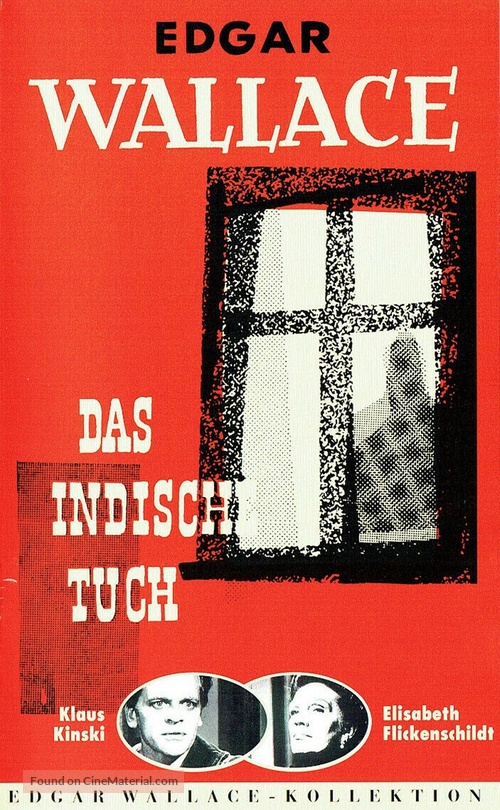 Das indische Tuch - German VHS movie cover