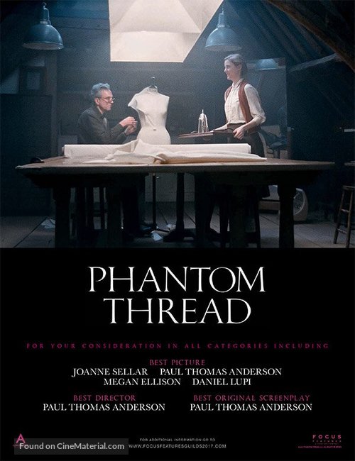 Phantom Thread - For your consideration movie poster