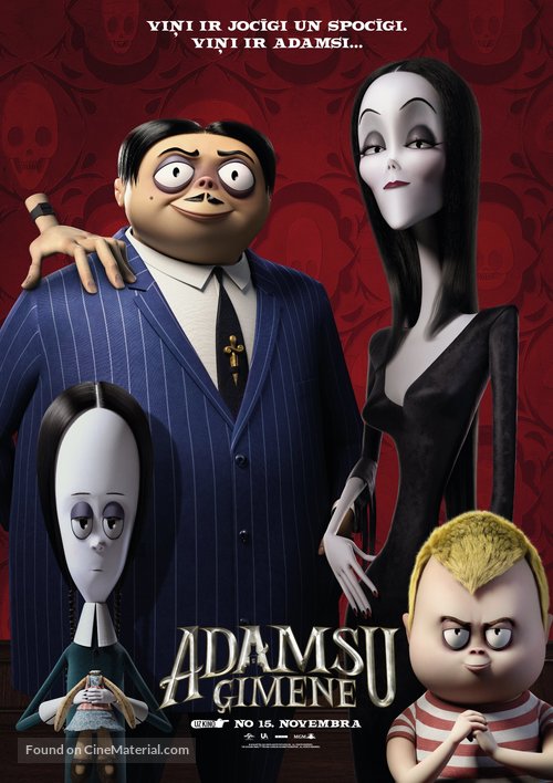 The Addams Family - Latvian Movie Poster