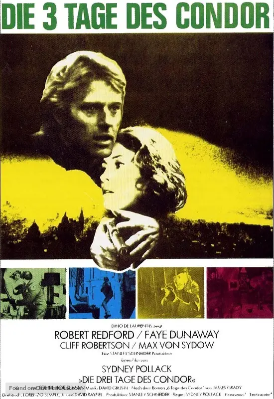 Three Days of the Condor - German Movie Poster