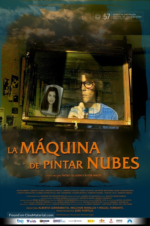 La m&aacute;quina de pintar nubes - Spanish Movie Poster