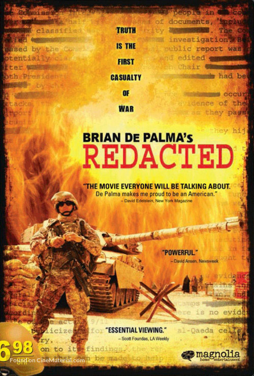 Redacted - DVD movie cover