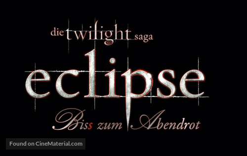 The Twilight Saga: Eclipse - German Logo